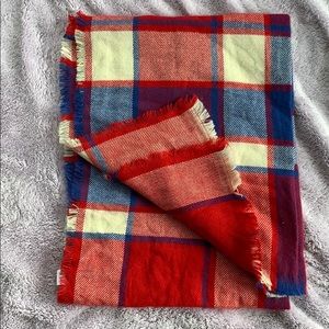 Red Plaid Scarf